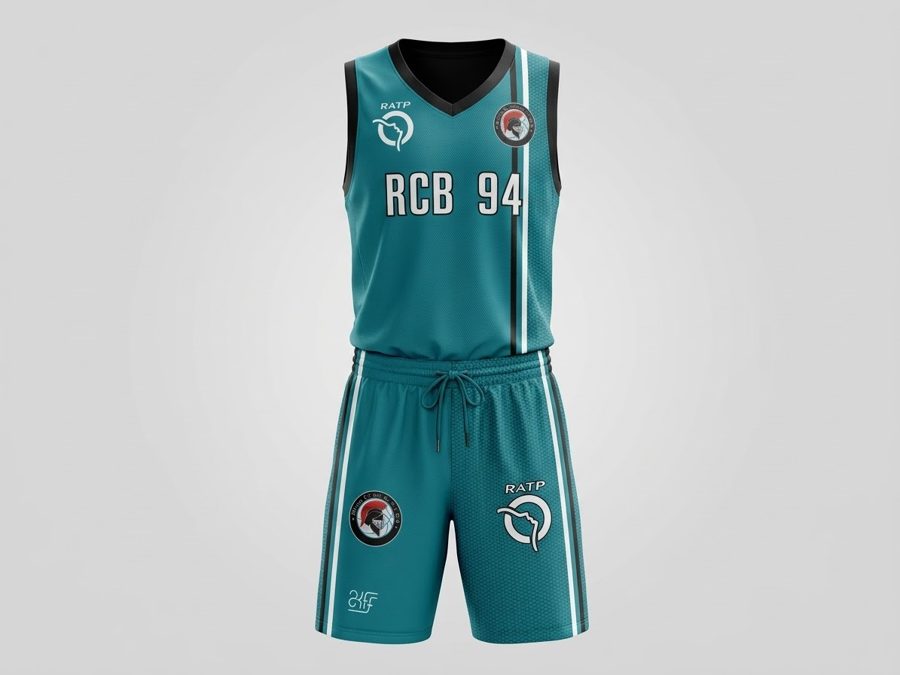 Tenue réversible RCB 94 turquoise, saison 2025/2026